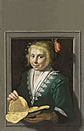 Werner Van Den Valckert, 'A Girl Holding Pancakes', 1624.